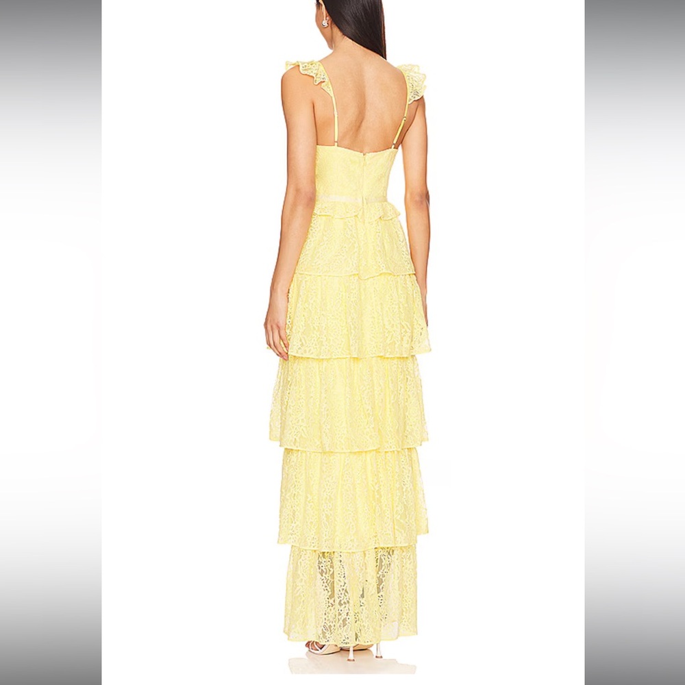 TULAROSA Cantini Maxi Dress in yellow size small